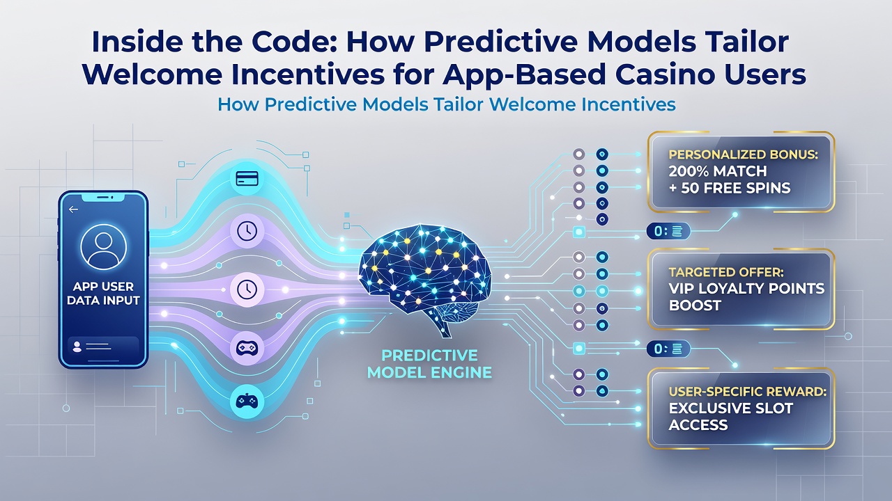 Mobile casino app displaying personalized welcome bonus options generated by predictive algorithms